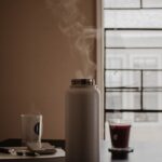 Smoking Hot Drinks over the Table