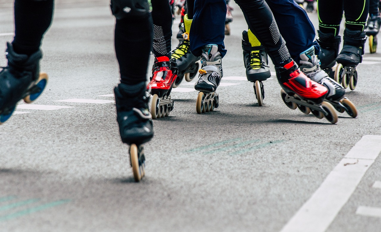 skating, inline skates, sports