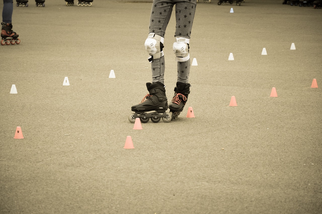 inline, skating, rollerblades